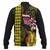 Hawaii Baseball Jacket Kanaka King Flag Kakau Style