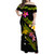 Papua New Guinea Women Off Shoulder Long Dress - Plumeria Tribal