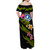 Northern Mariana Islands Women Off Shoulder Long Dress - Plumeria Tribal