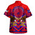 American Samoa Hawaiian Shirt Custom American Samoa Seal And Eagle Polynesian Tattoo Red