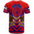 American Samoa T-Shirt Custom American Samoa Seal And Eagle Polynesian Tattoo Red American Samoa T-Shirt Custom American Samoa Seal And Eagle Polynesian Tattoo Red