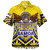 American Samoa Hawaiian Shirt Custom American Samoa Seal And Eagle Polynesian Tattoo Yellow