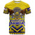 American Samoa T-Shirt Custom American Samoa Seal And Eagle Polynesian Tattoo Yellow