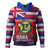 Hawaii Hana High and Elementary School Hoodie Flag Color With Traditional Patterns