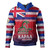 Hawaii Kapaa High School Hoodie Flag Color With Traditional Patterns
