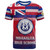Hawaii Moanalua High School T-Shirt Flag Color With Traditional Patterns