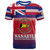 Hawaii Nanakuli High and Intermediate School T-Shirt Flag Color With Traditional Patterns