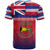 Hawaii Nanakuli High and Intermediate School T-Shirt Flag Color With Traditional Patterns