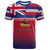 Hawaii Waimea Elementary School T-Shirt Flag Color With Traditional Patterns