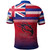 Hawaii Honokaʻa High & Intermediate School Polo Shirt Flag Color With Traditional Patterns