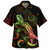 Cook Islands Hawaiian Shirt Sea Turtle With Blooming Hibiscus Flowers Reggae