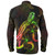 Wallis And Futuna Long Sleeve Shirt Sea Turtle With Blooming Hibiscus Flowers Reggae