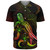 Tokelau Baseball Shirt Sea Turtle With Blooming Hibiscus Flowers Reggae