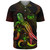 Marquesas Islands Baseball Shirt Sea Turtle With Blooming Hibiscus Flowers Reggae
