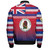 Hawaii Leilehua High School Bomber Jacket Flag Color With Traditional Patterns