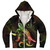 Chuuk State Sherpa Hoodie Sea Turtle With Blooming Hibiscus Flowers Reggae