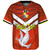 Tonga Baseball Shirt Tonga Tradition Patterns With Rugby Ball