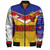 Philippines Filipinos Bomber Jacket Tamaraws Mascot With Flag