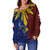 Philippines Filipinos Off Shoulder Sweatshirt Beautiful Philippines Sunshine Style