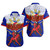 Philippines Filipinos Short Sleeve Shirt Tamaraws Mascot Sport Style