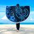 Hawaii Beach Blanket Hibiscus Flower And Map On The Back Turtle