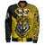 Hawaii Bomber Jacket Custom McKinley High School Tigers Black and Gold Polynesian Style