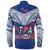 Samoa Custom Personalised Long Sleeve Shirt Toa Samoa Teuilia Flowers Style