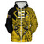 Hawaii Baseball Jacket Custom Nanakuli High and Intermediate School Home of the Golden Hawks Polynesian Style