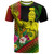 Hawaii T-Shirt King Kamekameha Tropical Flowers Hawaii Polynesian
