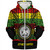 Hawaii Sherpa Hoodie  Admiral Arthur W. Radford Reggae Color Polynesian