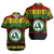 Hawaii Short Sleeve Shirt ʻAiea High School Reggae Color Polynesian