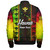 Hawaii Custom Personalised Bomber Jacket Kanakamaoli Flag With Map Traditional Patterns