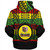 Hawaii Sherpa Hoodie Henry Perrine Baldwin High School Reggae Color Polynesian