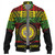 Hawaii Baseball Jacket James B. Castle High School Reggae Color Polynesian