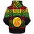 Hawaii Sherpa Hoodie Kalani High School Reggae Color Polynesian