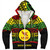 Hawaii Sherpa Hoodie Kauai High School Reggae Color Polynesian