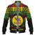 Hawaii Baseball Jacket Kauai High School Reggae Color Polynesian