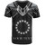 Cook Islands Custom Personalised T-Shirt Tribal Sun Traditional Patterns
