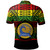 Hawaii Polo Shirt Laupāhoehoe Community Public Charter School Reggae Color Polynesian