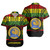 Hawaii Short Sleeve Shirt Laupāhoehoe Community Public Charter School Reggae Color Polynesian