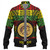 Hawaii Baseball Jacket Mililani High School Reggae Color Polynesian