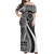 Cook Islands Custom Personalised Woman Off Shoulder Long Dress Polynesian Tentacle Tribal Pattern Cook Islands Custom Personalised Woman Off Shoulder Long Dress Polynesian Tentacle Tribal Pattern