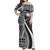 Samoa Custom Personalised Woman Off Shoulder Long Dress Polynesian Tentacle Tribal Pattern