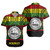 Hawaii Short Sleeve Shirt President William McKinley High School Reggae Color Polynesian