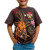 Papua New Guinea Custom Personalized T-Shirt - Flower Marlin Fish Ocean Style 3