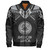 American Samoa Custom Personalised Bomber Jacket Polynesian Tribal Tattoo