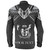 New Zealand Custom Personalised Long Sleeve Shirt Polynesian Tribal Tattoo