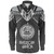 American Samoa Custom Personalised Long Sleeve Shirt Polynesian Tribal Tattoo