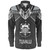 Tuvalu Custom Personalised Long Sleeve Shirt Polynesian Tribal Tattoo