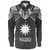 Nauru Custom Personalised Long Sleeve Shirt Polynesian Tribal Tattoo